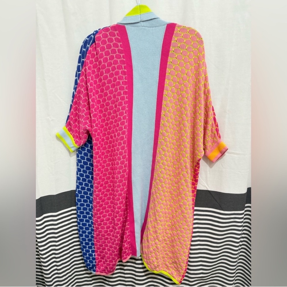 NWT Emily McCarthy Demi Duster Party Mix Sweater Cardigan 
Women’s Size X-Small - Picture 8 of 9
